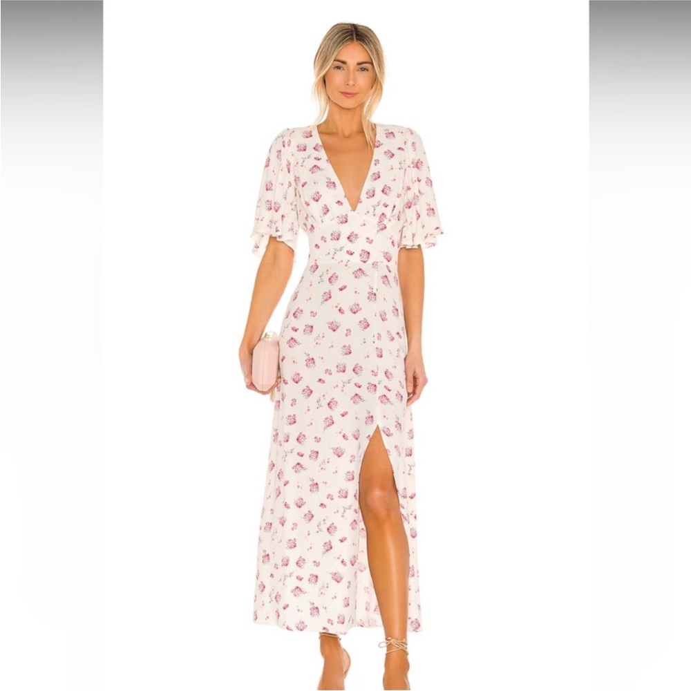 AFRM Flowered Maxi Dress